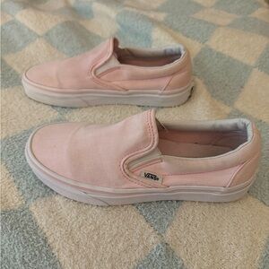 Vans Slip-Ons Slip On Sneakers Skate Shoes Light Pink